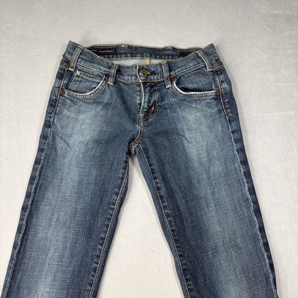 Citizens Of Humanity The Rose # 099 Low Waist Bootcut Jeans Women's Size 25 Blue - Picture 2 of 15